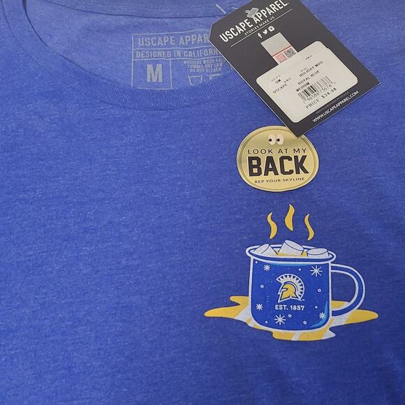 NEW SJSU SAN JOSE STATE UNIVERSITY USCAPE COCO T-SHIRT - M - Picture 3 of 5